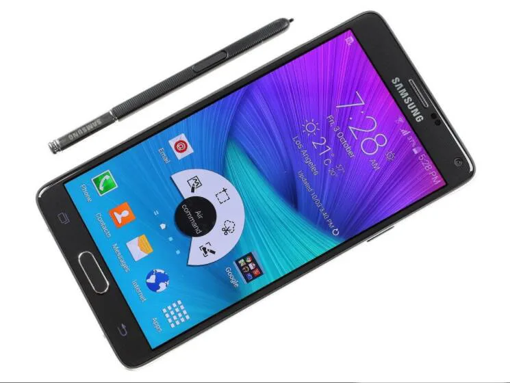 Восстановленный Оригинальный разблокированный Samsung Galaxy Note 4 N910A N910F N910P сотовый