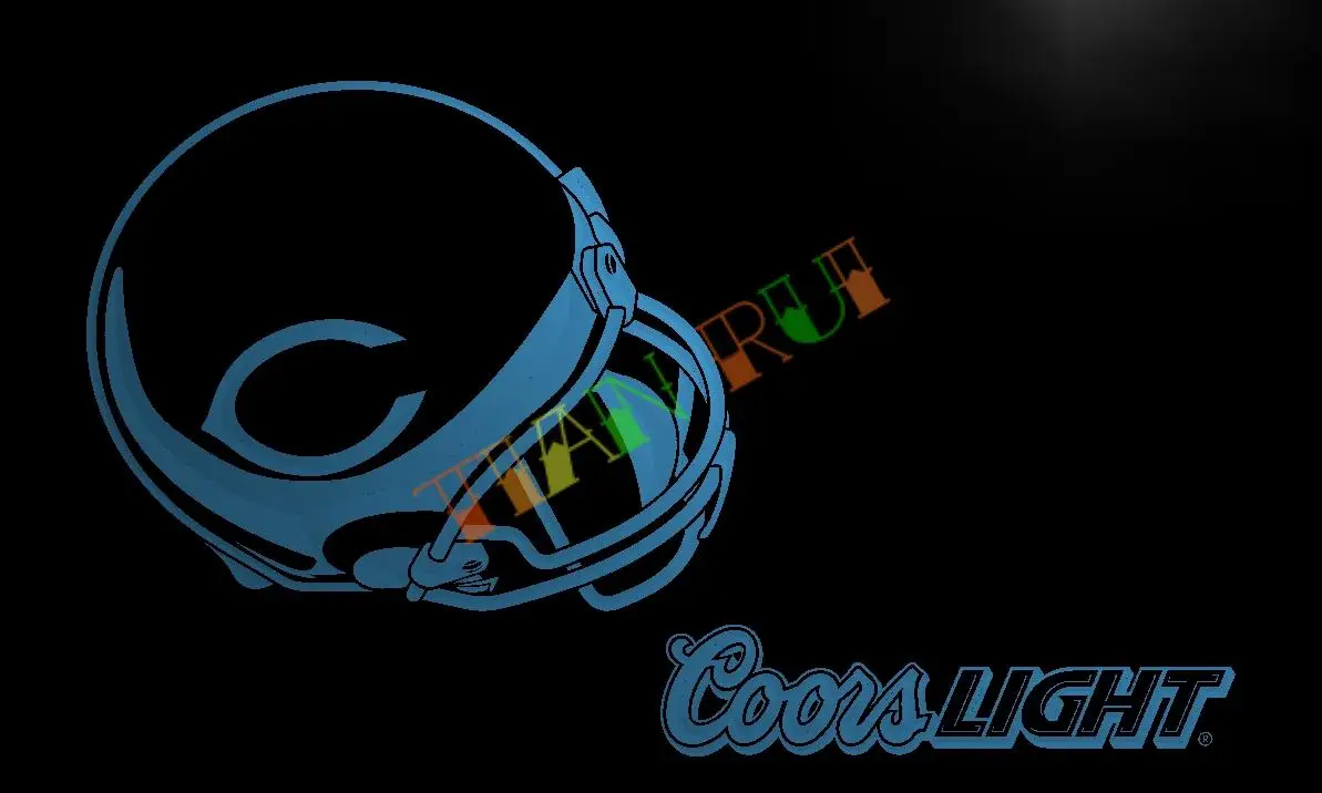 

LD455- Colts Helmet coors LED Neon Light Sign home decor crafts