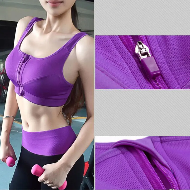 Спортивные бюстгальтеры больших размеров для фитнеса бега зала Женская