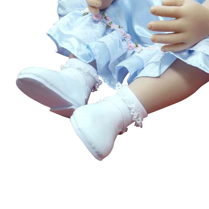 22 &quotРеалистичная живая кукла для девочек мягкаий винил блондинка в красивейшем