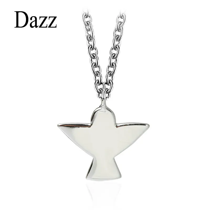 Dazz Новая мода 925 Серебряная форма Ласточки ожерелье с подвеской для женщин и