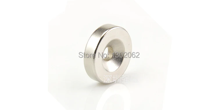 6pcs 20mmx5mm with countersunk 20x5mm hole 4.5mm n50 rare earth neodymium magnet strong round magnets permanent | Обустройство дома