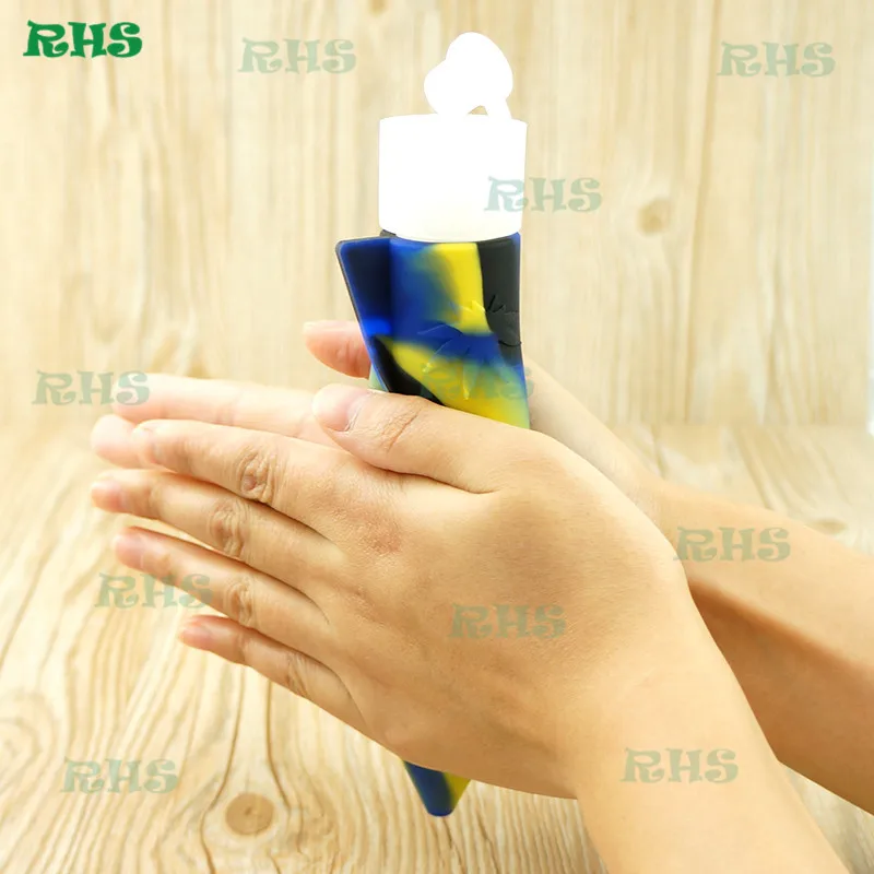 1 шт. 2018 новый китайский завод RHS ручная измельчители табака Силиконовая ручка для