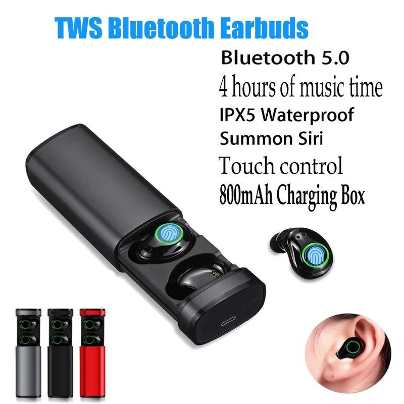 X23 мини-наушники Bluetooth невидимые TWS истинные Беспроводные Bluetooth 5,0 гарнитура стерео IPX5 водонепроницаемые спортивные Bluetooth наушники