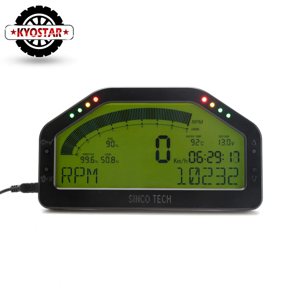 Автомобильный Даш гоночный дисплей OBD2 приборная панель ЖК-экран цифровой манометр Kitt, тип DO903 DO908 Многофункциональный датчик Комплект Универсальный