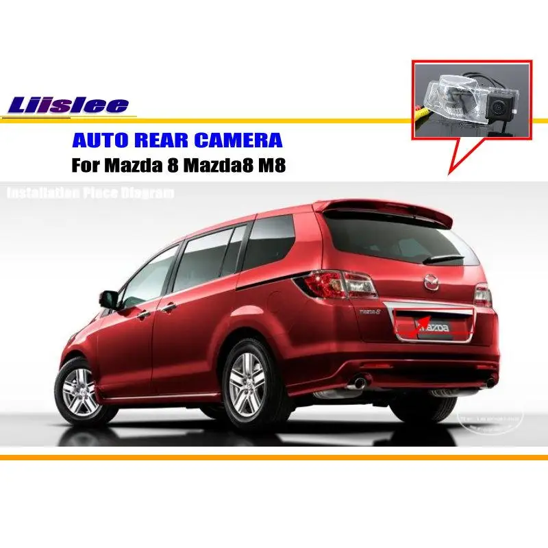 Автомобильная камера заднего вида для Mazda 8 Mazda8 M8 HD CCD RCA NTST PAL CAM OEM|Камеры авто| |