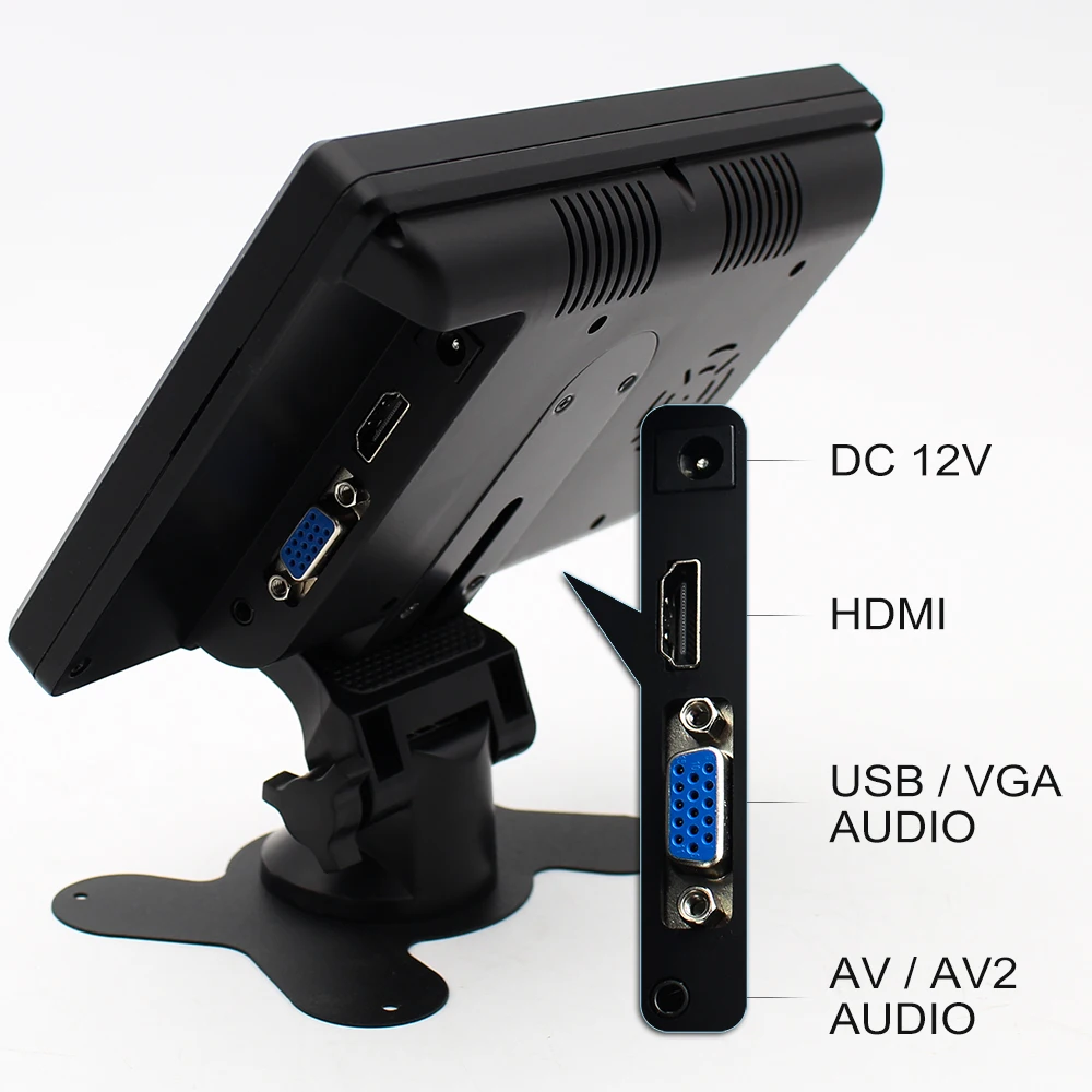 HD 800*480 цифровой экран 7 дюймов TFT LCD монитор для парковки авто подголовник мониторы