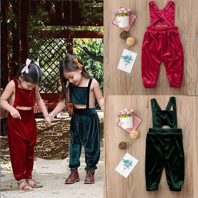 2018 комбинезон для новорожденных девочек бархатный комбинезоны с открытой спиной