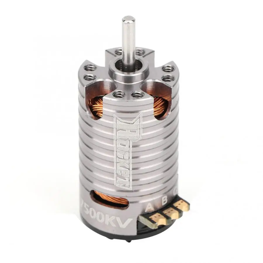 Радиоуправляемый бесщеточный двигатель Rocket MINI Z 1/24 кВ 15 мм 2 полюса 3 слота для