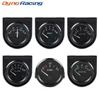 Вольт-измеритель температуры масла, Черный Автомобильный прибор для измерения температуры масла, измерительный усилитель уровня топлива, 2 дюйма, 52 мм