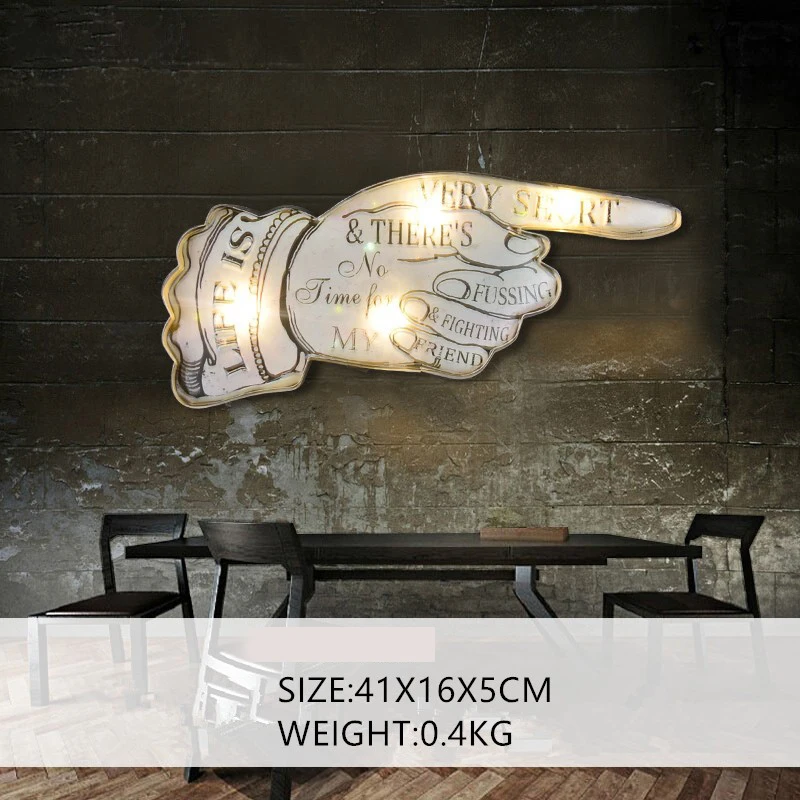 Винтажный металлический неоновый знак жизни очень короткий светодиодный светильник с подсветкой, вывеска для комнаты, Настенный декор, железный девиз знаков A868