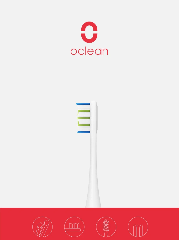 Oclean Электрический Зубная щётка головки 2 шт./кор. Oclean сменные головки для электрической зубной щетки