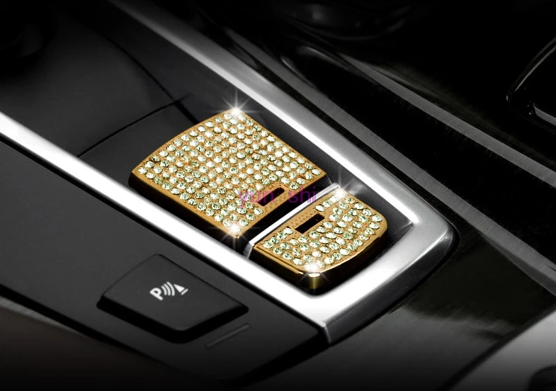 3 вида цветов автомобильная Кнопка Ручного Тормоза декоративные наклейки для BMW 5