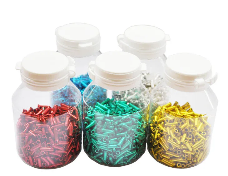 

100 pcs Multicolour anode aluminum alloy wire cap wire cap transmission line cap line set