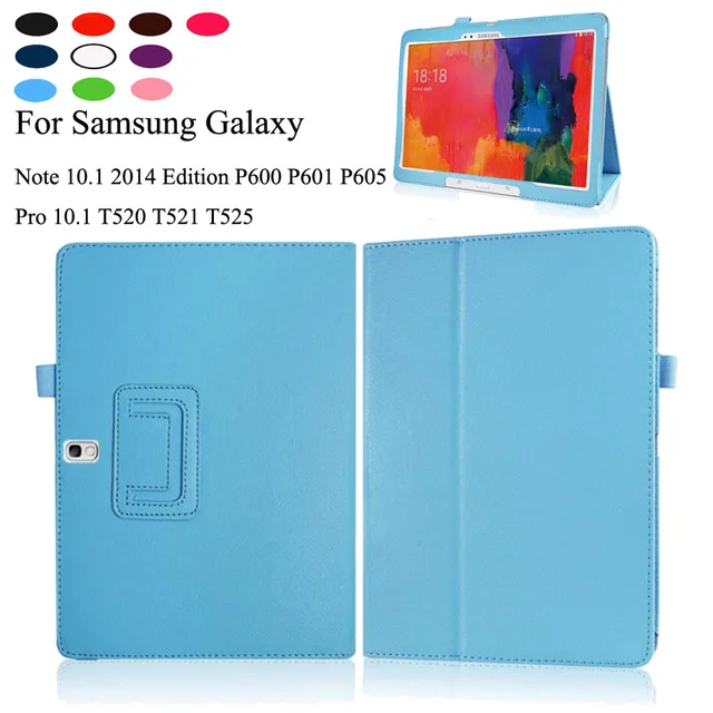 Чехол из искусственной кожи для Samsung Galaxy Tab Pro 10 1 SM-T520 SM-T525 чехол-подставка Note 2014