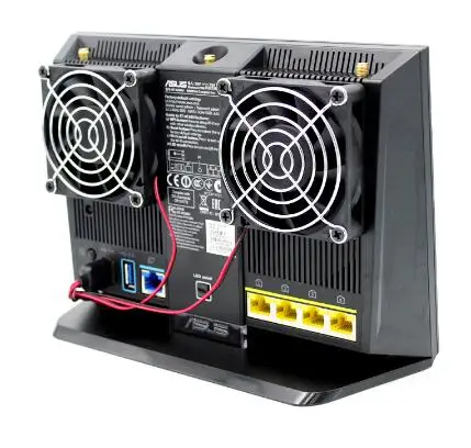 Вентилятор для маршрутизатора PRPKDFAN USB радиатор AC86U EX6200 Tengda AC15/EX6200 и AC68U 70*70*15 мм 5 в
