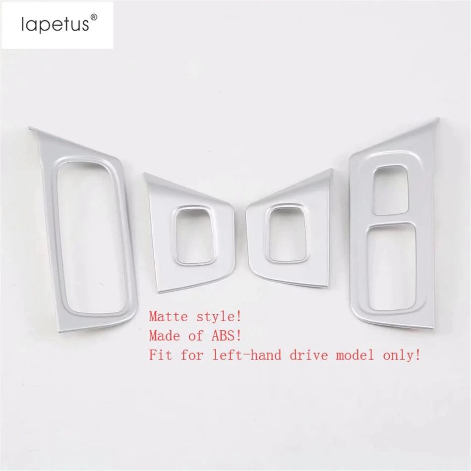 

Lapetus Accessories For Porsche Cayenne 2018 - 2021 ABS Door Handle Panel Surround Window Lift Switch Molding Cover Kit Trim
