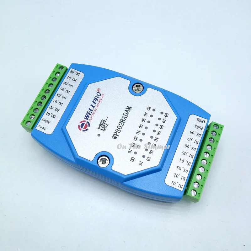 Цифровой входной и выходной модули переключатель Φ 8DI / 8DO RS485 MODBUS связи|module switch|module