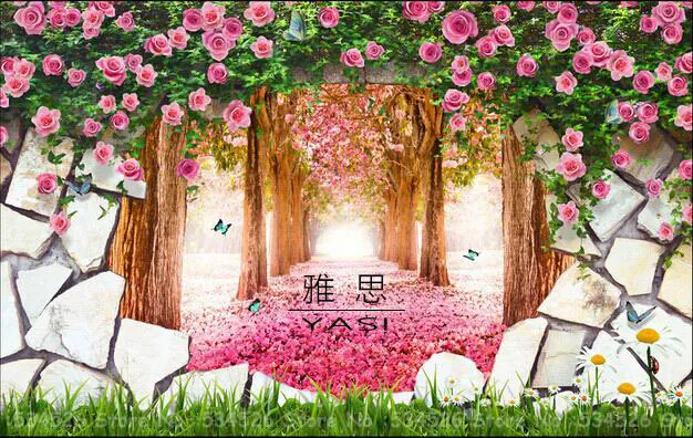 Фотообои с пейзажем обои для рабочего стола 3d настенная бумага сказочный фон