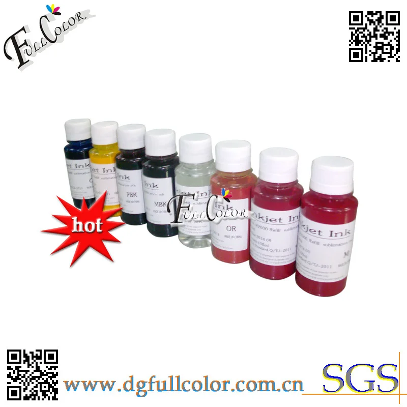 8 видов цветов высококачественные чернила для копирования принтера|sublimation ink|ink for