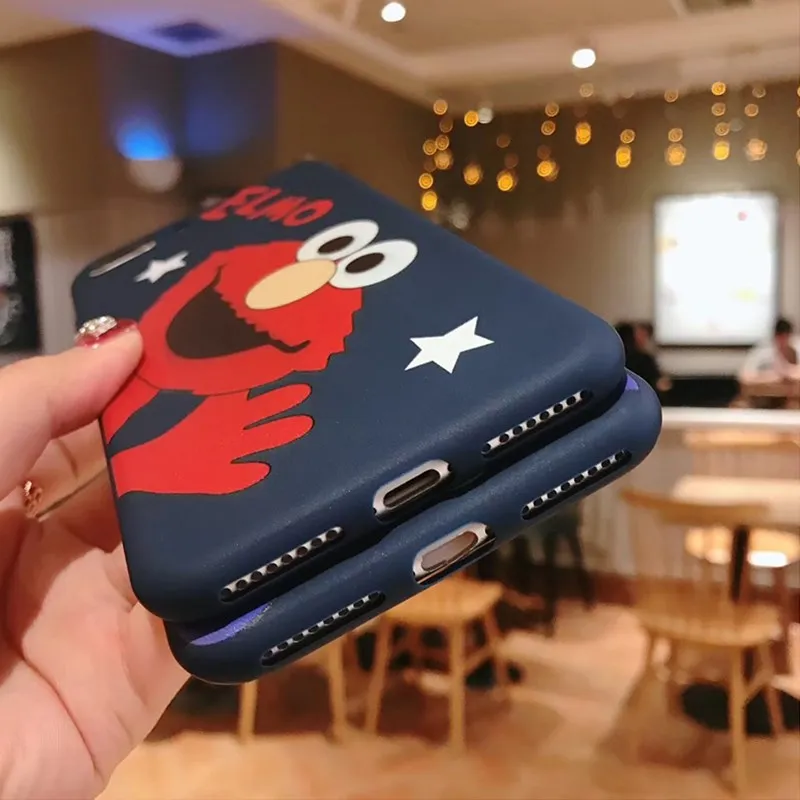 Улица Сезам Конфеты ТПУ Чехол для iPhone 6 6S Plus iPhone7 плюс тот же стиль чехол 7 8 X 10 |