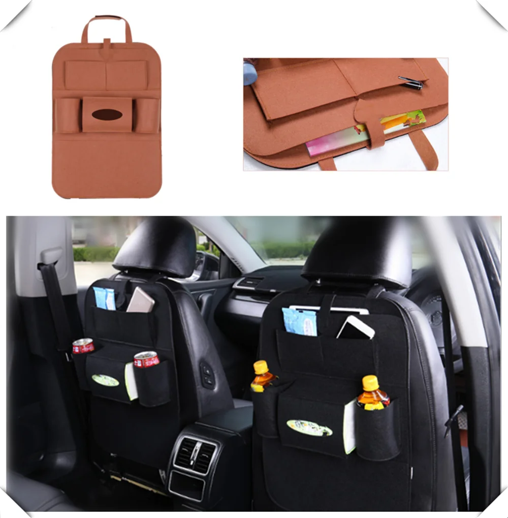 

Car supplies felt auto seat storage bag miscellaneous finishing for Audi A4 Avant A4 Cabriolet A6L A8L