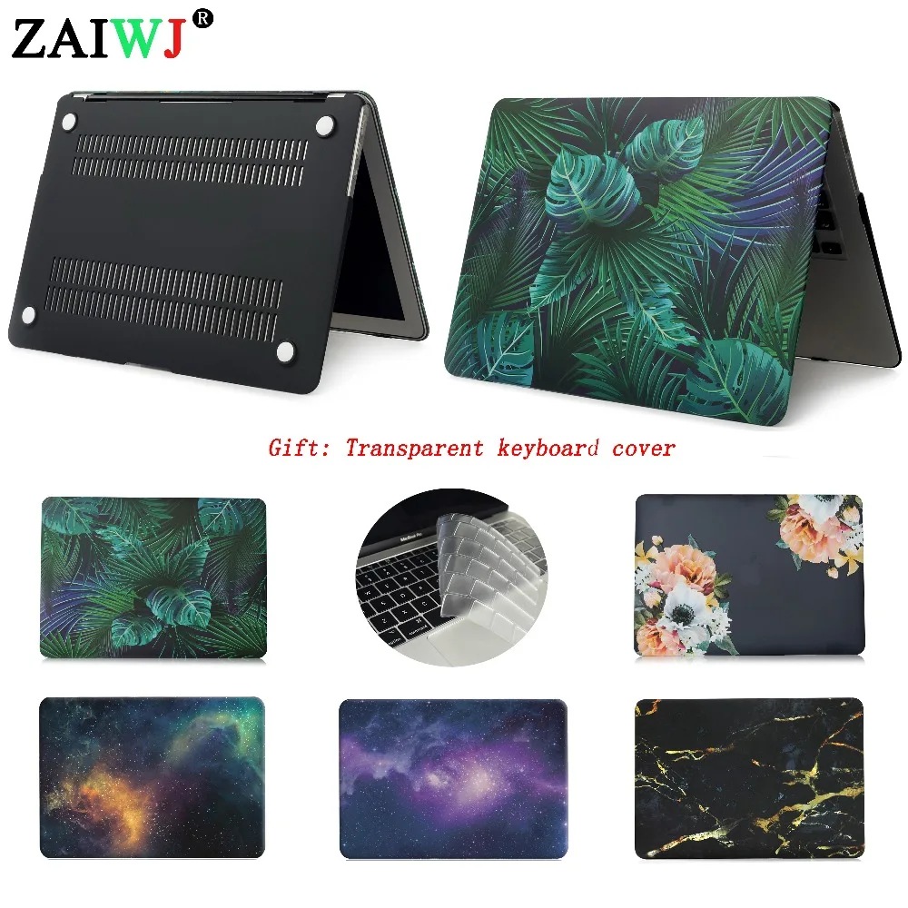 ZAIWJ Новый 2018 чехол для ноутбука MacBook Air Retina Pro 11 12 13 15 Mac book new дюймов с сенсорной