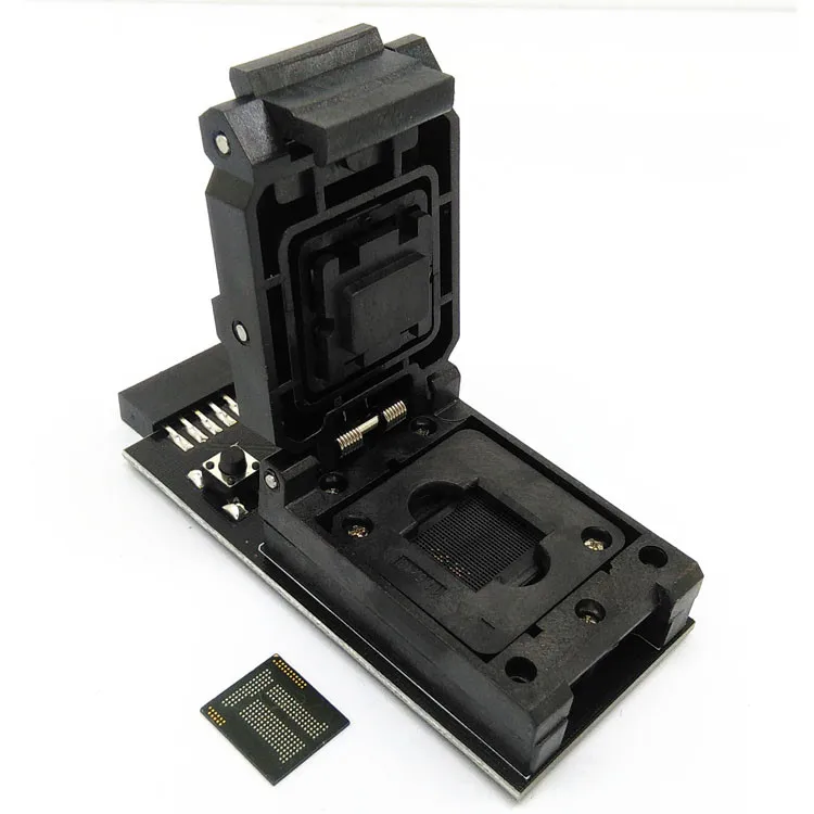 

eMCP221 Reader test socket to 20 Pins BGA221 Size 11.5x13mm Pitch 0.5mm Clamshell Structure for smart phone data recovery
