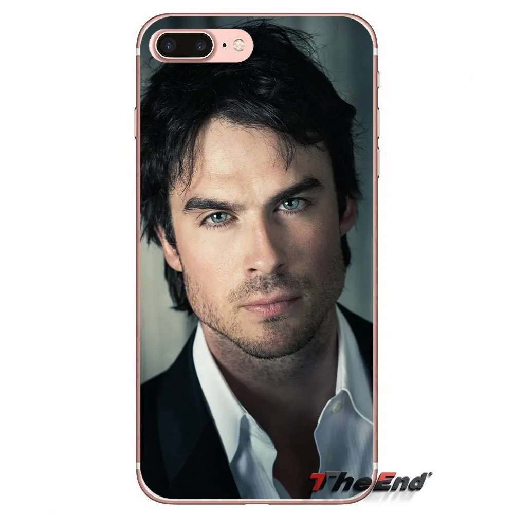Чехлы Дневники вампира Деймон Сальваторе для iPhone X 4 4S 5 5S 5C SE 6 6S 7 8 Plus Samsung Galaxy J1 J3 J5 J7