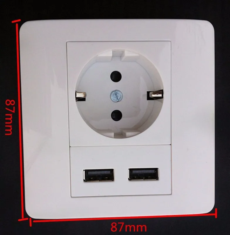 Homekit 2100 мАч сенсорный выключатель настенное зарядное устройство адаптер розетка