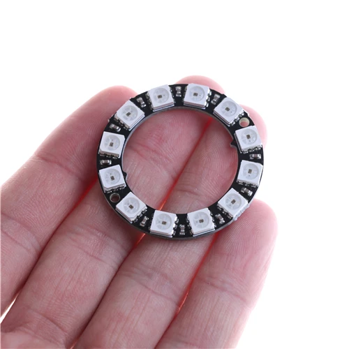 12Bit WS2812B 5050 RGB светодиодный + Встроенный модуль драйвера для Arduino LED Ring высокое