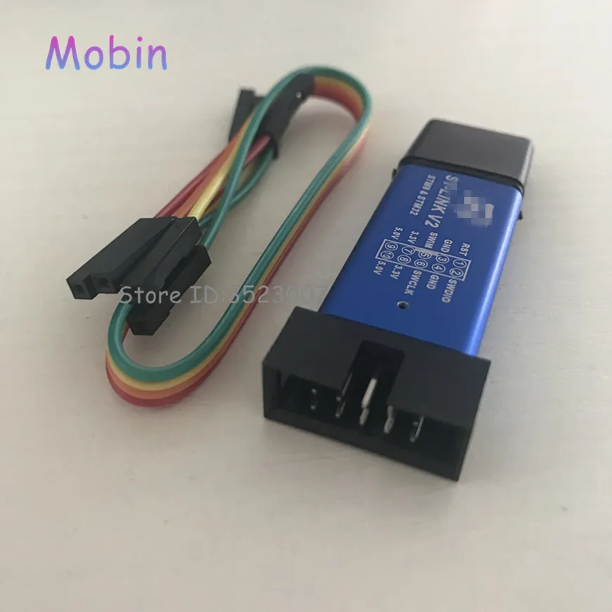 10 шт./лот ST Link V2 stlink mini STM8STM32 STLINK симулятор загрузки программирования с крышкой