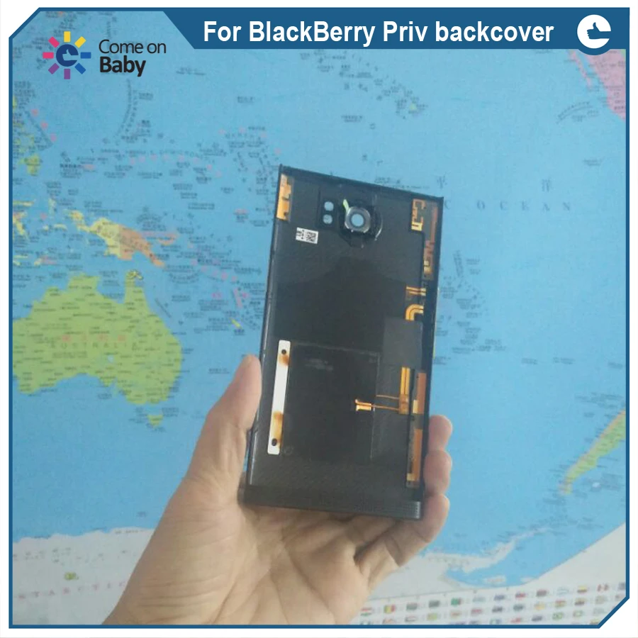 Задняя крышка аккумулятора для BlackBerry Priv чехол корпуса двери с объективом задней