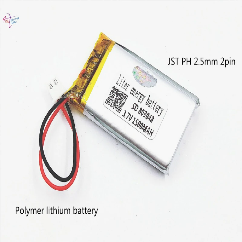 XHR 2P 2 54 1500mAh 803050 3 7 V литий полимерная батарея 753048 Беспроводная машина для