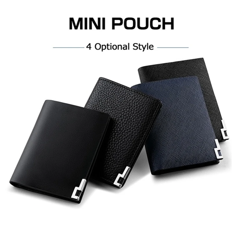 Williampolo Ultra Thin Mini Design 100% Genuine Leather Wallet Male Credit Card Holders Men Coin Purse PL189 | Багаж и сумки