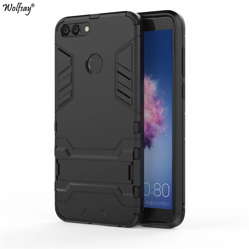 Чехол Wolfsay для Huawei P Smart 2018 тонкий чехол из поликарбоната + мягкий резиновый