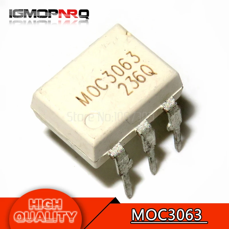 10 шт. MOC3062 MOC3020 MOC3021 MOC3023 MOC3043 MOC3052 MOC3063 MOC3083 DIP6 - Цвет: MOC3063