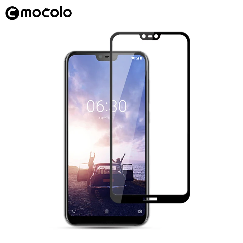 2018 9H Защита экрана для Nokia X6 2 шт закаленное стекло NokiaX6 X 6 TA 1099 защита полное