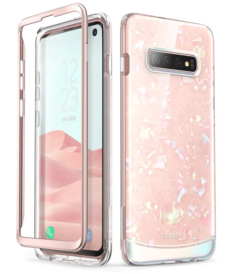 Для samsung Galaxy S10 чехол 6,1 дюймов i-Blason Cosmo полный корпус блестящий Мраморный бампер чехол без встроенной защиты экрана