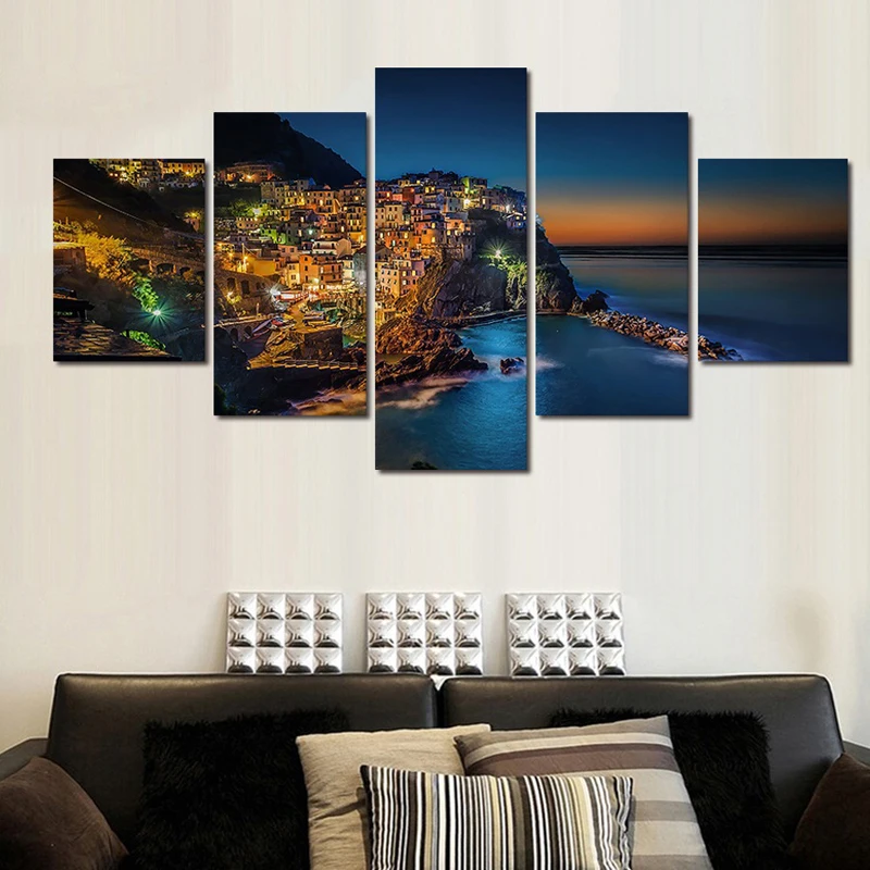 DOM 5 шт./компл. без рамки Современный Морской пейзаж живопись настенный