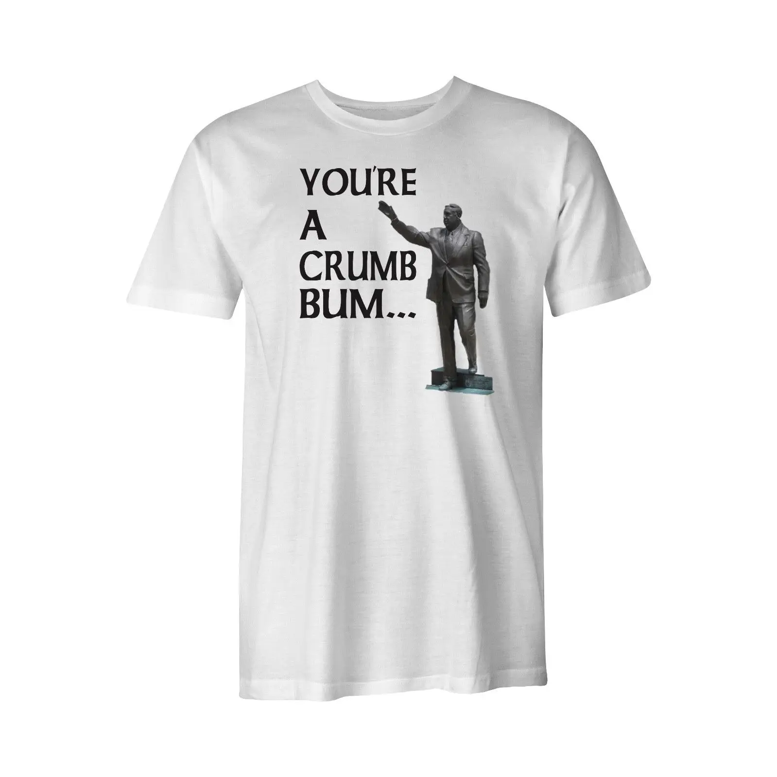 Frank Rizzo Monument футболка со статуей-&quotYou't a Crum Bum... и пышная тоже!&quot Бесплатная