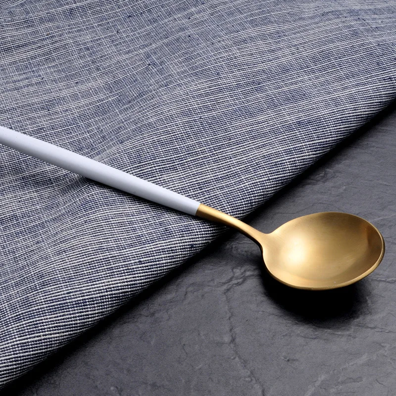 4 шт./компл. Столовая посуда комплект Высокое качество 18/10 Нержавеющая сталь