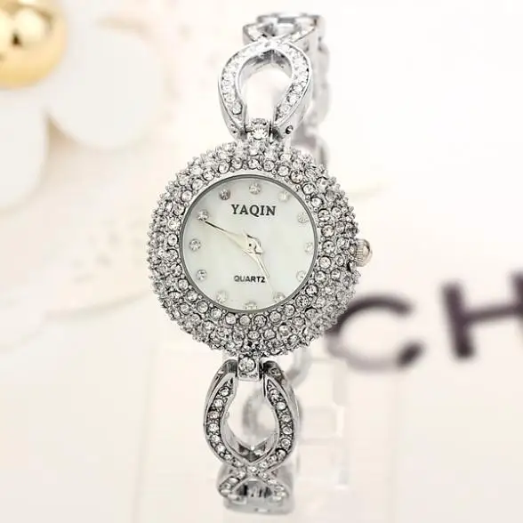 Top Quality Quartz Fashion Watch Women Dress Watches Rhinestone Wristwatches | Наручные часы