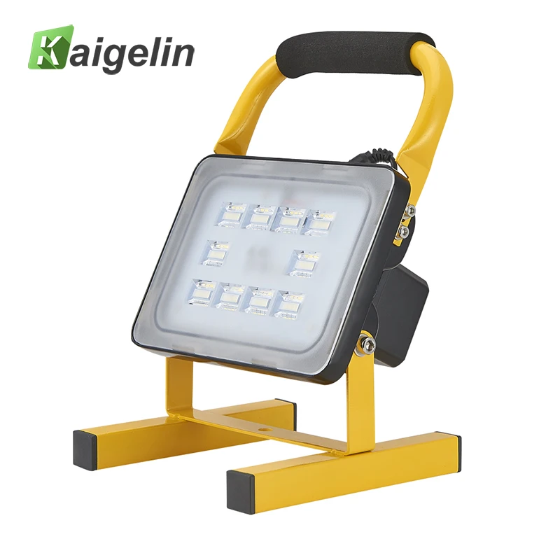 20W Waterproof Rechargeable LED Flood Light Portable Spotlight Changing Floodlight Emergency Outdoor Camping Car Work Lighting|led flood light|flood