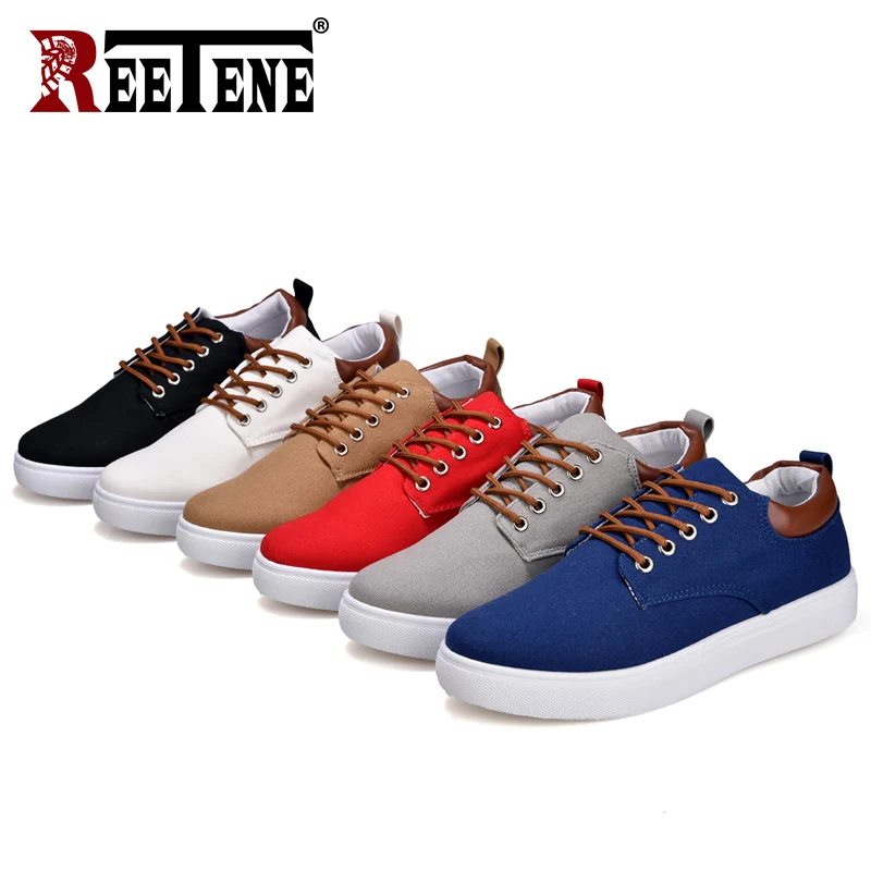 REETENE Autumn Casual Shoes Men Fashion Canvas 2020 Comfotable Men'S Zapatos De Invierno | Обувь