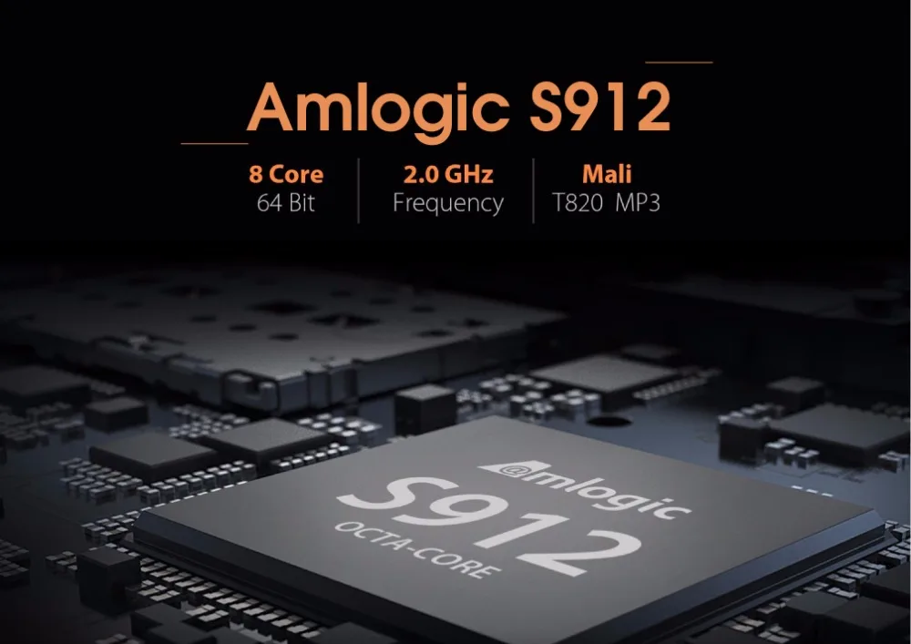 5 шт. TX92 ТВ приставка Amlogic S912 Восьмиядерный процессор Android 7 1 OS BT 4 1000 м LAN Max 3G RAM 32G ROM 2