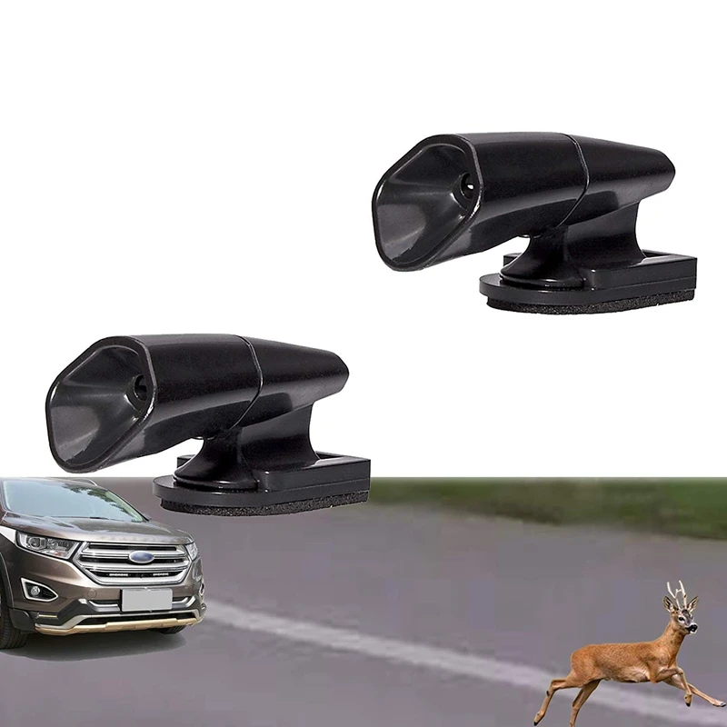 2 Pcs Deer Alert For Vehicles Black Whistles Warning Devices Car Auto Motorcycle Truck Suv And Atv | Автомобили и мотоциклы