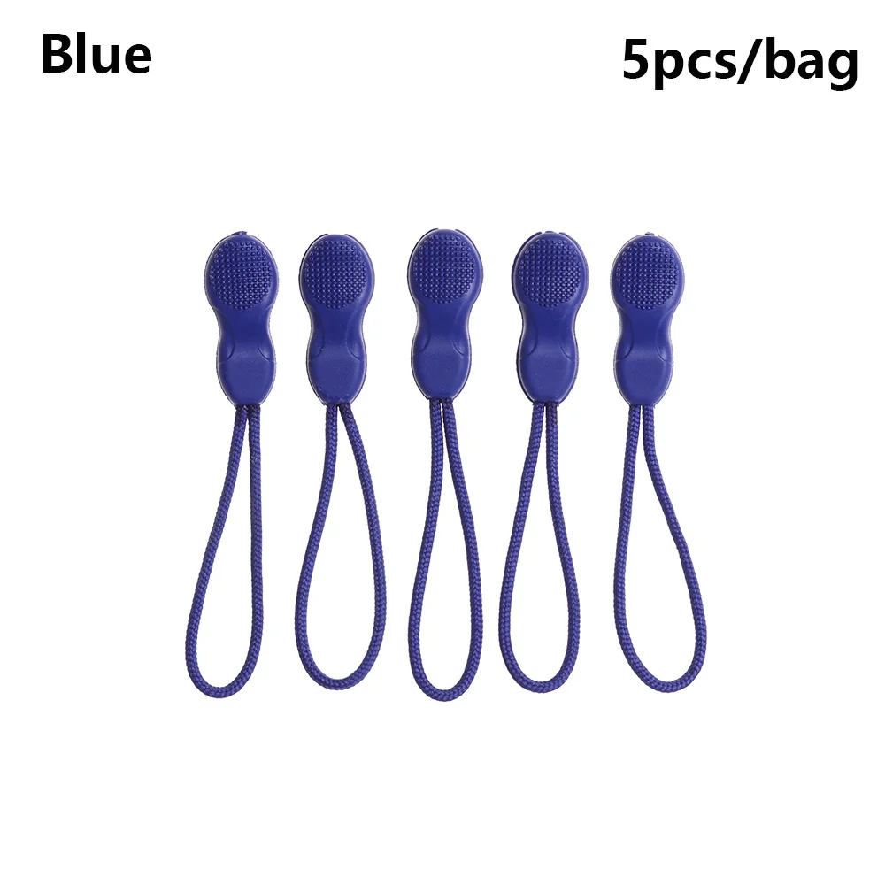 Style2-Blue 5 шт. фиксатор для троса на застежке-молнии, сменный зажим, сломанная Пряжка, дорожная сумка, чемодан, одежда, палатка - Цвет: Style2-Blue