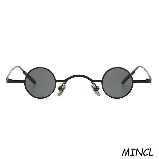 Женские и мужские солнцезащитные очки MINCL/маленькие овальные брендовые