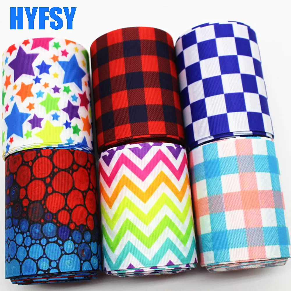 Клетчатая лента hyfsy 10054 3 дюйма 75 мм 10 ярдов ткань для шитья головных уборов